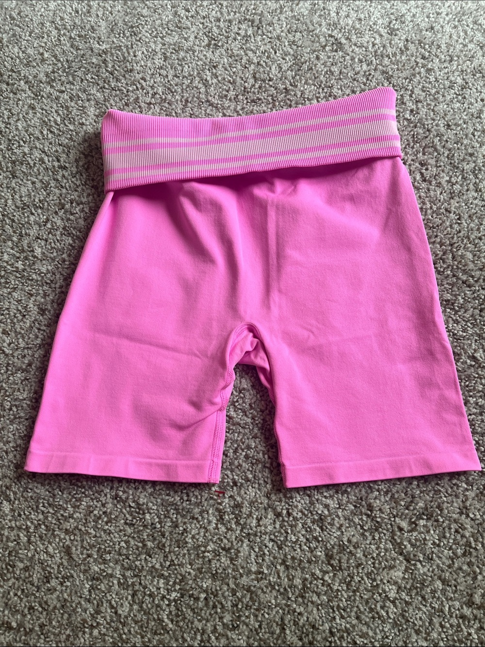 PINK Victoria's Secret Pink Bike Shorts with Striped Waistband